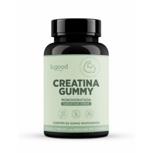 CREATINA GUMMY – Gomas Mastigáveis Sabor Uva Verde