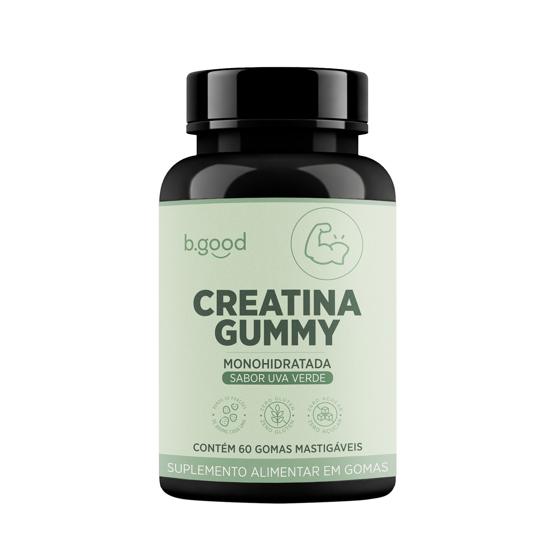 CREATINA GUMMY – Sabor Uva Verde e Frutas Tropicais