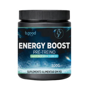 ENERGY BOOST – Pré Treino Sabor Maçã Verde com Kiwi Ice